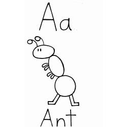 ぬりえページ: 蟻 (動物) #6974 - 無料の印刷可能なぬりえページ