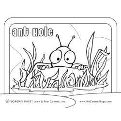 ぬりえページ: 蟻 (動物) #7027 - 無料の印刷可能なぬりえページ