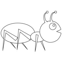 ぬりえページ: 蟻 (動物) #7053 - 無料の印刷可能なぬりえページ