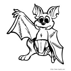 ぬりえページ: コウモリ (動物) #1994 - 無料の印刷可能なぬりえページ