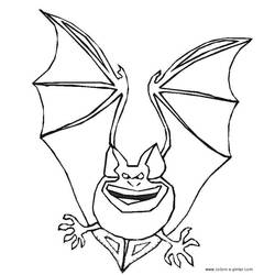 ぬりえページ: コウモリ (動物) #2037 - 無料の印刷可能なぬりえページ