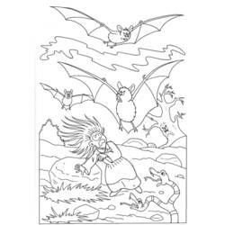ぬりえページ: コウモリ (動物) #2077 - 無料の印刷可能なぬりえページ