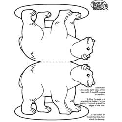ぬりえページ: クマ (動物) #12216 - 無料の印刷可能なぬりえページ