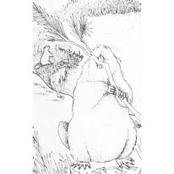 ぬりえページ: ビーバー (動物) #1598 - 無料の印刷可能なぬりえページ