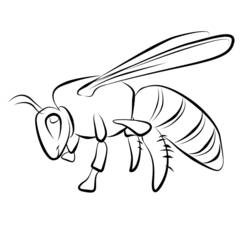 ぬりえページ: 蜂 (動物) #101 - 無料の印刷可能なぬりえページ