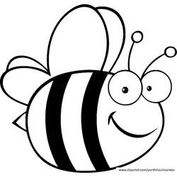 ぬりえページ: 蜂 (動物) #106 - 無料の印刷可能なぬりえページ