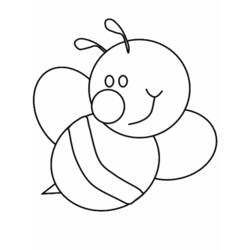 ぬりえページ: 蜂 (動物) #112 - 無料の印刷可能なぬりえページ