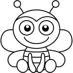 ぬりえページ: 蜂 (動物) #116 - 無料の印刷可能なぬりえページ
