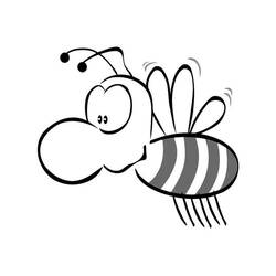 ぬりえページ: 蜂 (動物) #149 - 無料の印刷可能なぬりえページ