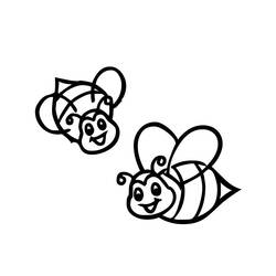 ぬりえページ: 蜂 (動物) #164 - 無料の印刷可能なぬりえページ
