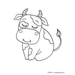 ぬりえページ: 牛肉 (動物) #1370 - 無料の印刷可能なぬりえページ