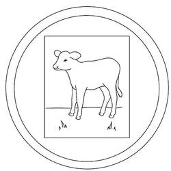 ぬりえページ: 牛肉 (動物) #1376 - 無料の印刷可能なぬりえページ