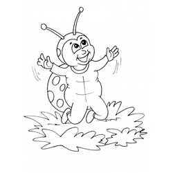 ぬりえページ: てんとう虫 (動物) #3498 - 無料の印刷可能なぬりえページ