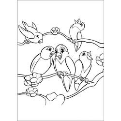 ぬりえページ: 鳥 (動物) #11906 - 無料の印刷可能なぬりえページ