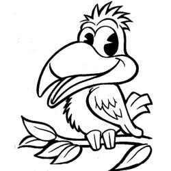 ぬりえページ: 鳥 (動物) #12014 - 無料の印刷可能なぬりえページ