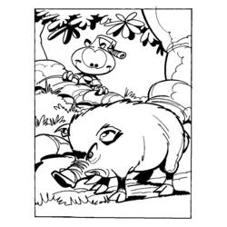 ぬりえページ: イノシシ (動物) #14740 - 無料の印刷可能なぬりえページ