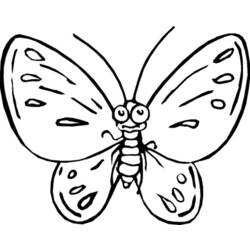 ぬりえページ: 蝶 (動物) #15666 - 無料の印刷可能なぬりえページ