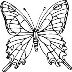 ぬりえページ: 蝶 (動物) #15676 - 無料の印刷可能なぬりえページ