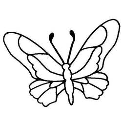 ぬりえページ: 蝶 (動物) #15683 - 無料の印刷可能なぬりえページ