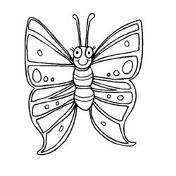 ぬりえページ: 蝶 (動物) #15689 - 無料の印刷可能なぬりえページ
