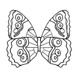 ぬりえページ: 蝶 (動物) #15691 - 無料の印刷可能なぬりえページ