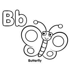 ぬりえページ: 蝶 (動物) #15710 - 無料の印刷可能なぬりえページ