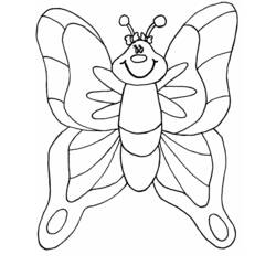 ぬりえページ: 蝶 (動物) #15712 - 無料の印刷可能なぬりえページ