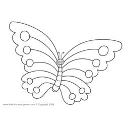 ぬりえページ: 蝶 (動物) #15717 - 無料の印刷可能なぬりえページ