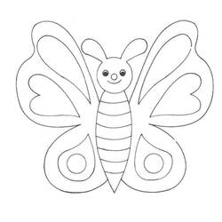 ぬりえページ: 蝶 (動物) #15727 - 無料の印刷可能なぬりえページ