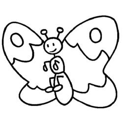 ぬりえページ: 蝶 (動物) #15731 - 無料の印刷可能なぬりえページ