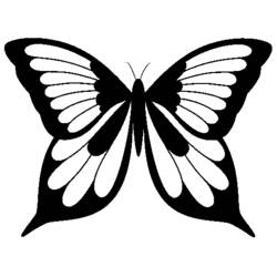 ぬりえページ: 蝶 (動物) #15742 - 無料の印刷可能なぬりえページ