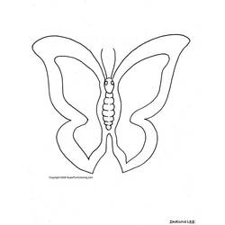 ぬりえページ: 蝶 (動物) #15772 - 無料の印刷可能なぬりえページ