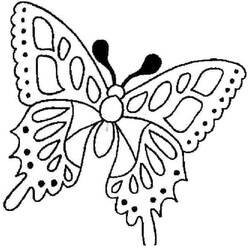 ぬりえページ: 蝶 (動物) #15781 - 無料の印刷可能なぬりえページ
