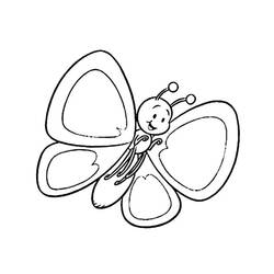 ぬりえページ: 蝶 (動物) #15782 - 無料の印刷可能なぬりえページ