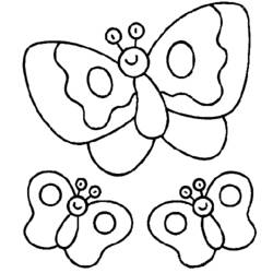ぬりえページ: 蝶 (動物) #15800 - 無料の印刷可能なぬりえページ