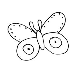 ぬりえページ: 蝶 (動物) #15817 - 無料の印刷可能なぬりえページ