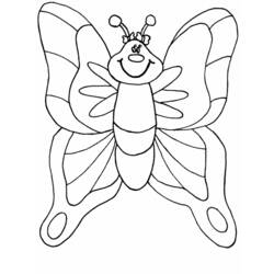 ぬりえページ: 蝶 (動物) #15819 - 無料の印刷可能なぬりえページ