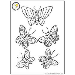 ぬりえページ: 蝶 (動物) #15845 - 無料の印刷可能なぬりえページ