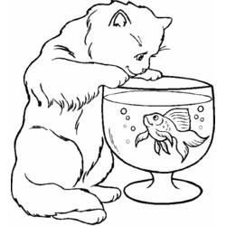 ぬりえページ: 猫 (動物) #1782 - 無料の印刷可能なぬりえページ