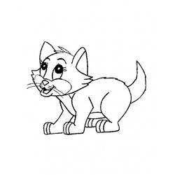 ぬりえページ: 猫 (動物) #1802 - 無料の印刷可能なぬりえページ