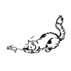 ぬりえページ: 猫 (動物) #1862 - 無料の印刷可能なぬりえページ