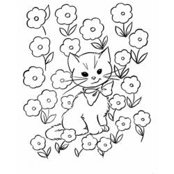 ぬりえページ: 猫 (動物) #1895 - 無料の印刷可能なぬりえページ