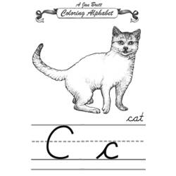 ぬりえページ: 猫 (動物) #1915 - 無料の印刷可能なぬりえページ