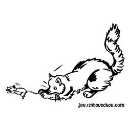 ぬりえページ: 猫 (動物) #1951 - 無料の印刷可能なぬりえページ