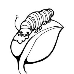 ぬりえページ: 毛虫 (動物) #18250 - 無料の印刷可能なぬりえページ