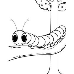 ぬりえページ: 毛虫 (動物) #18259 - 無料の印刷可能なぬりえページ