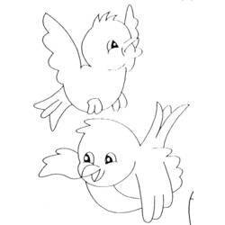 ぬりえページ: ひな鳥 (動物) #20105 - 無料の印刷可能なぬりえページ