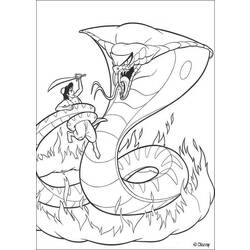 ぬりえページ: コブラ (動物) #3229 - 無料の印刷可能なぬりえページ