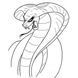 ぬりえページ: コブラ (動物) #3236 - 無料の印刷可能なぬりえページ