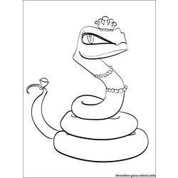 ぬりえページ: コブラ (動物) #3266 - 無料の印刷可能なぬりえページ